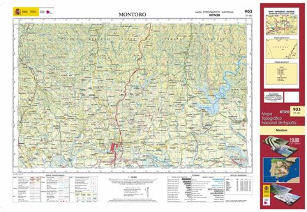 Topografische kaart 903 MT50 Montoro | CNIG - Instituto Geográfico Nacional1