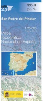Topografische kaart 935-III San Pedro del Pinatar | CNIG - Instituto Geográfico Nacional