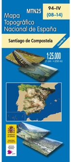 Topografische kaart 94-IV Santiago de Compostela | CNIG - Instituto Geográfico Nacional