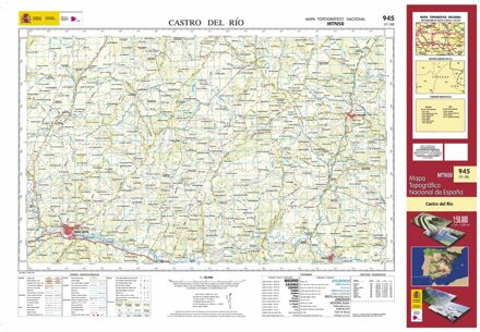 Topografische kaart 945 MT50 Castro del Río | CNIG - Instituto Geográfico Nacional1