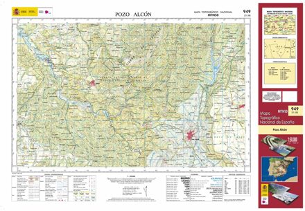 Topografische kaart 949 MT50 Pozo Alcón | CNIG - Instituto Geográfico Nacional1