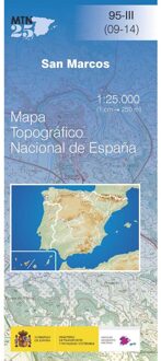 Topografische kaart 95-III San Marcos | CNIG - Instituto Geográfico Nacional1