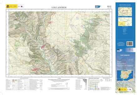 Topografische kaart 950-III Los Laneros | CNIG - Instituto Geográfico Nacional1