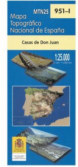 Topografische kaart 951-I Casas de Don Juan | CNIG - Instituto Geográfico Nacional1