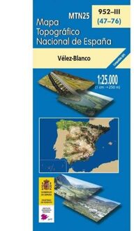Topografische kaart 952-III Vélez-Blanco | CNIG - Instituto Geográfico Nacional1