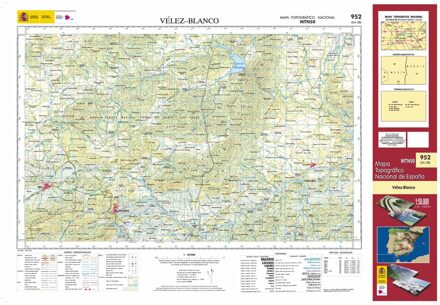 Topografische kaart 952 MT50 Vélez-Blanco | CNIG - Instituto Geográfico Nacional1