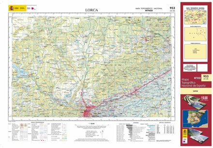 Topografische kaart 953 MT50 Lorca | CNIG - Instituto Geográfico Nacional1