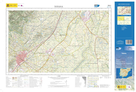 Topografische kaart 954-I Totana | CNIG - Instituto Geográfico Nacional1