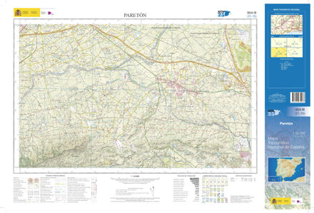 Topografische kaart 954-III Paretón | CNIG - Instituto Geográfico Nacional1