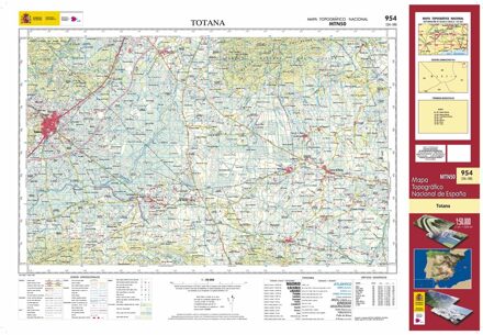 Topografische kaart 954 MT50 Totana | CNIG - Instituto Geográfico Nacional1