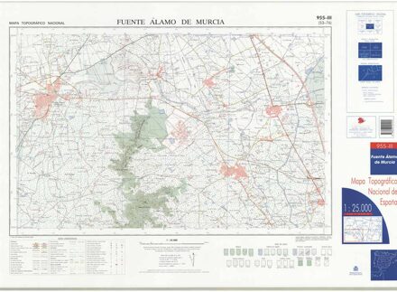 Topografische kaart 955-III Fuente Álamo de Murcia | CNIG - Instituto Geográfico Nacional1
