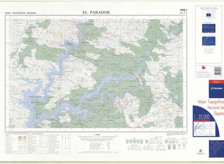 Topografische kaart 958-I El Parador | CNIG - Instituto Geográfico Nacional1