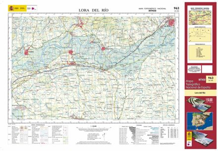 Topografische kaart 963 MT50 Lora del Río | CNIG - Instituto Geográfico Nacional1