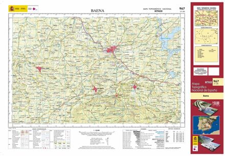 Topografische kaart 967 MT50 Baena | CNIG - Instituto Geográfico Nacional1