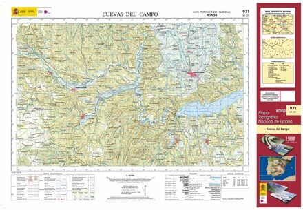 Topografische kaart 971 MT50 Cuevas del Campo | CNIG - Instituto Geográfico Nacional1