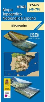 Topografische kaart 974-IV El Puertecico | CNIG - Instituto Geográfico Nacional