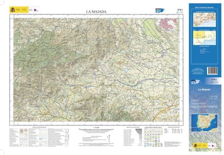 Topografische kaart 976-I La Majada | CNIG - Instituto Geográfico Nacional1