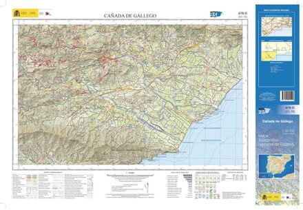 Topografische kaart 976-III Cañada del Gállego | CNIG - Instituto Geográfico Nacional1