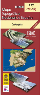Topografische kaart 977 MT50 Cartagena | CNIG - Instituto Geográfico Nacional