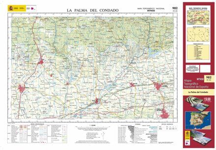 Topografische kaart 982 MT50 La Palma del Condado | CNIG - Instituto Geográfico Nacional1