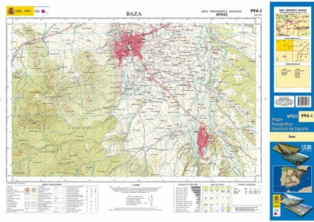 Topografische kaart 994-I Baza | CNIG - Instituto Geográfico Nacional1