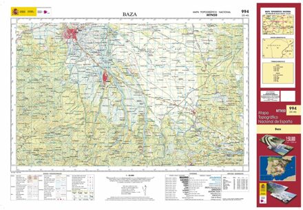 Topografische kaart 994 MT50 Baza | CNIG - Instituto Geográfico Nacional1