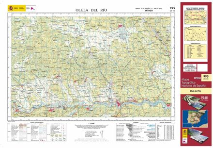 Topografische kaart 995 MT50 Olula del Río | CNIG - Instituto Geográfico Nacional1
