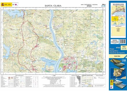 Topografische kaart 998-I Santa Clara | CNIG - Instituto Geográfico Nacional1
