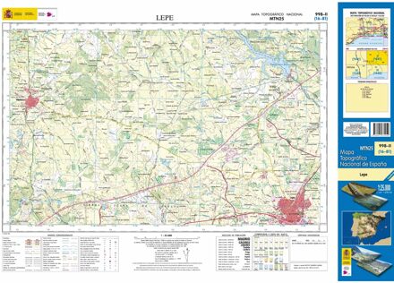Topografische kaart 998-II Lepe | CNIG - Instituto Geográfico Nacional1