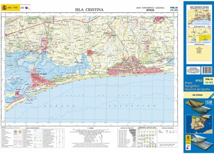 Topografische kaart 998-IV Isla Cristina | CNIG - Instituto Geográfico Nacional1