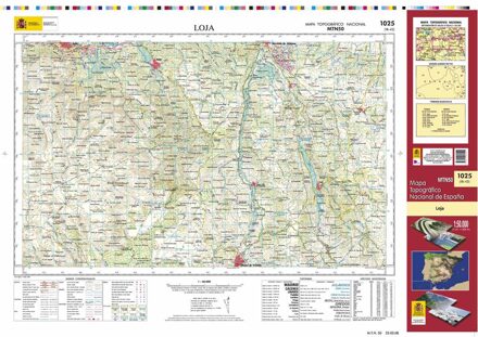 Topografische kaart MT50 Loja | CNIG - Instituto Geográfico Nacional1