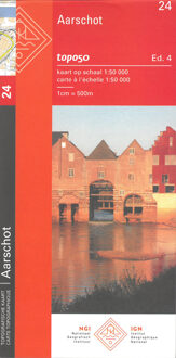 Topografische kaart - Wandelkaart 24 Topo50 Aarschot | NGI - Nationaal Geografisch Instituut