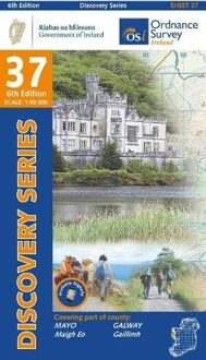 Topografische kaart - Wandelkaart 37 Discovery Mayo (SW), Galway | Ordnance Survey Ireland