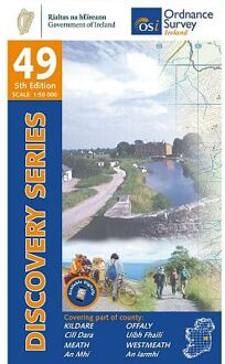 Topografische kaart - Wandelkaart 49 Discovery Kildare, Meath, Offaly, Westmeath | Ordnance Survey Ireland