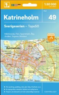 Topografische kaart - Wandelkaart 49 Sverigeserien Katrineholm | Norstedts