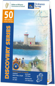 Topografische kaart - Wandelkaart 50 Discovery Dublin, Kildare, Meath, Wicklow | Ordnance Survey Ireland