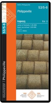 Topografische kaart - Wandelkaart 53/5-6 Topo25 Philippeville | NGI - Nationaal Geografisch Instituut
