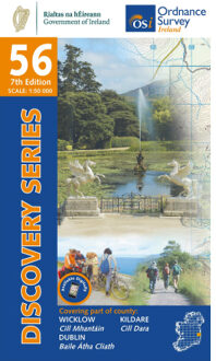 Topografische kaart - Wandelkaart 56 Discovery Wicklow, Dublin, Kildare | Ordnance Survey Ireland
