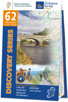 Topografische kaart - Wandelkaart 62 Discovery Carlow, Wexford, Wicklow | Ordnance Survey Ireland