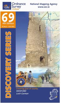 Topografische kaart - Wandelkaart 69 Discovery Wexford | Ordnance Survey Ireland