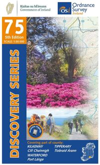 Topografische kaart - Wandelkaart 75 Discovery Kilkenny, Tipperary, Waterford (NORTH) | Ordnance Survey Ireland
