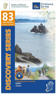 Topografische kaart - Wandelkaart 83 Discovery Kerry (Caherciveen) | Ordnance Survey Ireland