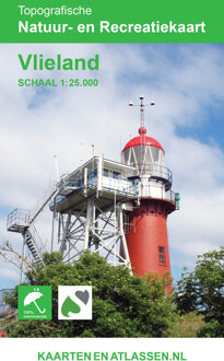 Topografische kaart - Wandelkaart Vlieland | Kaarten en Atlassen.nl