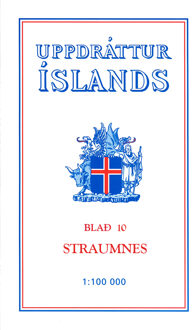 Topographische Karte Island 10 Straumnes 1 : 100 000
