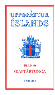 Topographische Karte Island 68 Skaftartunga 1 : 100 000