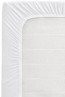 Topper Hoeslaken - - 160x200 Cm - Jersey - Wit