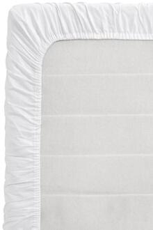 Topper Hoeslaken - - 160x200 Cm - Katoen - Wit