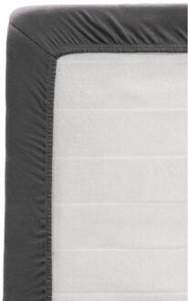 Topper Hoeslaken - Antraciet - 180x200/220 Cm - Jersey - Grijs
