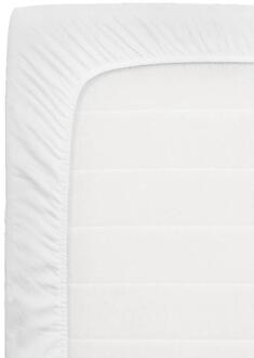 Topper Hoeslaken Molton - 180x200 Cm - Katoen - Wit