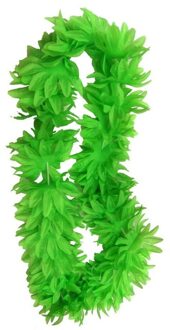 Toppers - Neon groene hawaii krans slinger